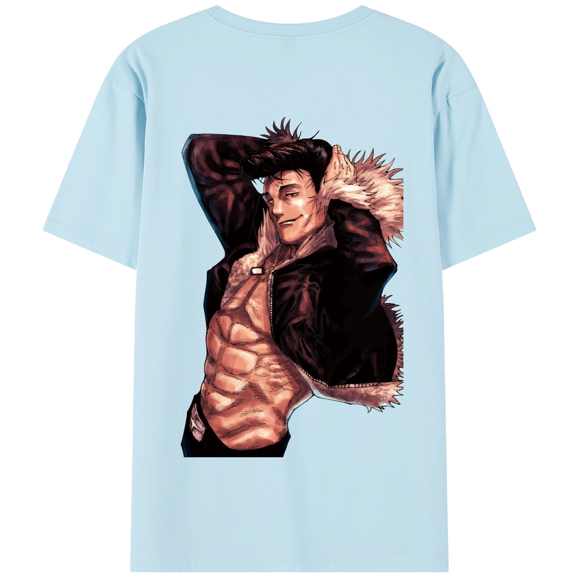 （画像用） 呪術廻戦 Jujutsu Kaisen 綿100％半袖Tシャツ（背面プリント）